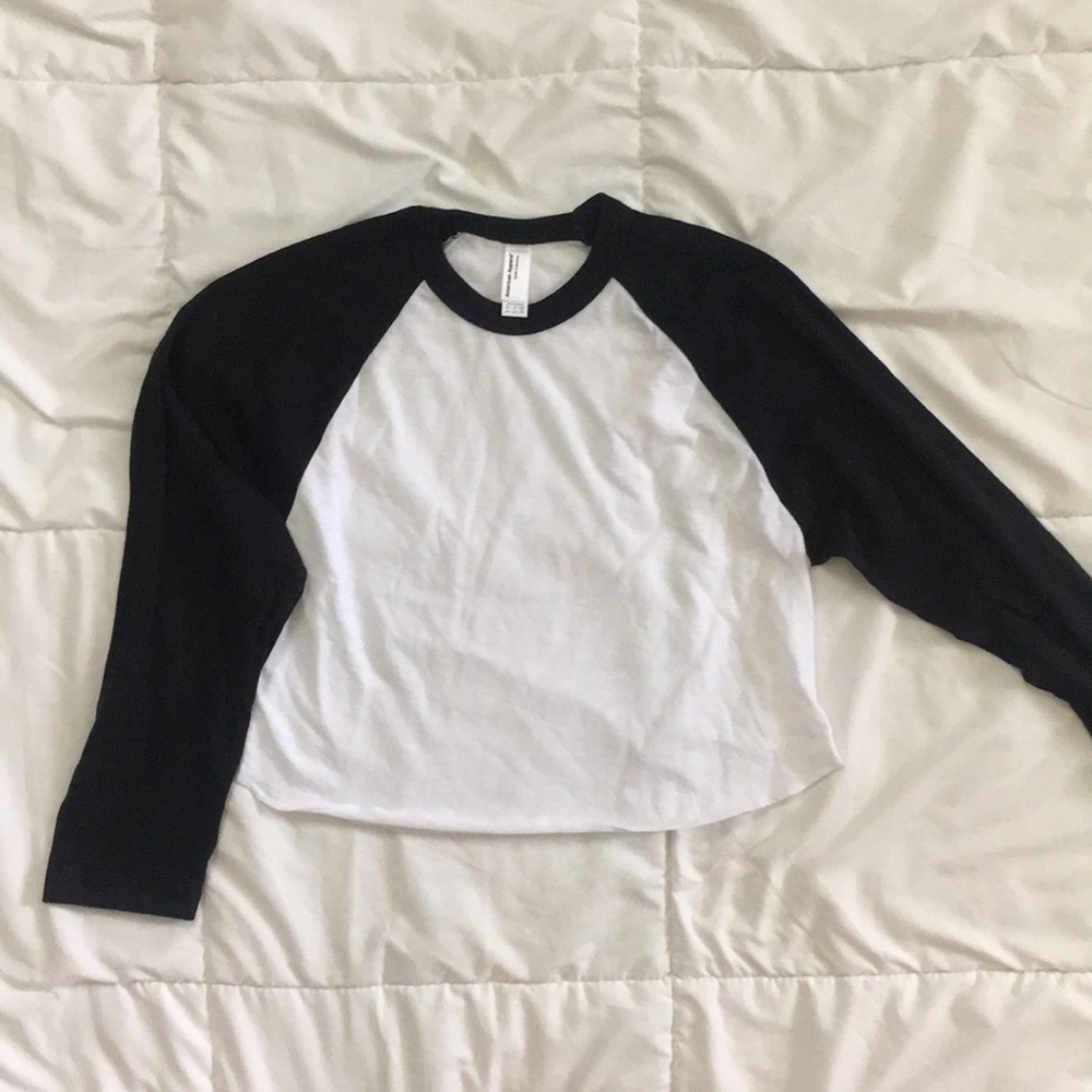 Women’s 50/50 Cropped 3/4 Sleeve Raglan